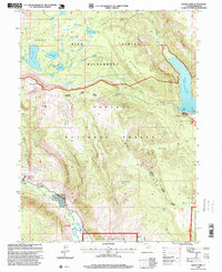 Hi-Res Interactive Map of Kidney Lake, Duchesne County, UT in 1996 ...